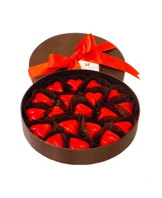 caja 24 corazones serge thiry chocolates de autor