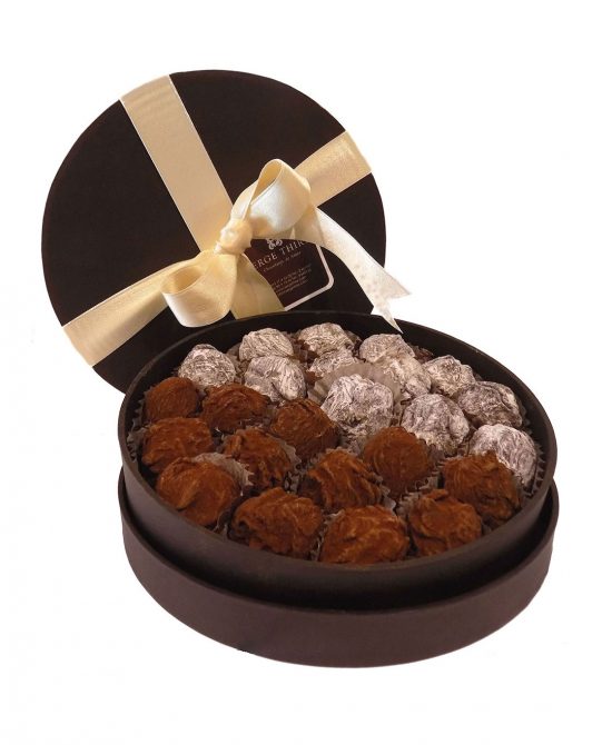 caja 24 trufas mixta serge thiry chocolates de autor