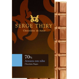 Chocolate Negro 70% Arauca con Nibs de Cacao