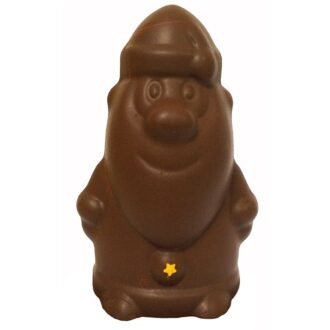 Papa Noel Grande de Chocolate Negro